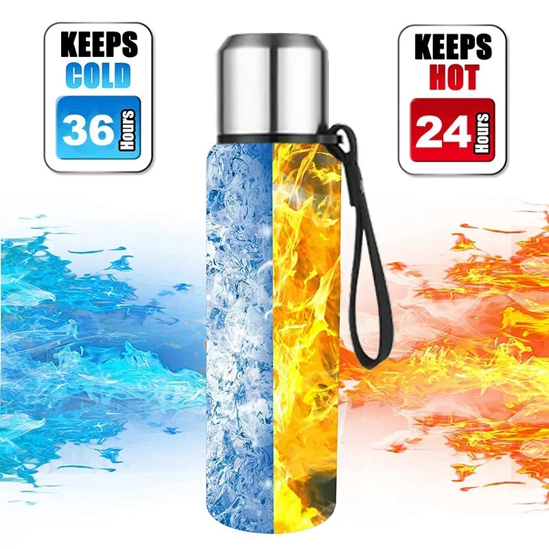 Large Stainless Steel Insulated Thermos Bottle