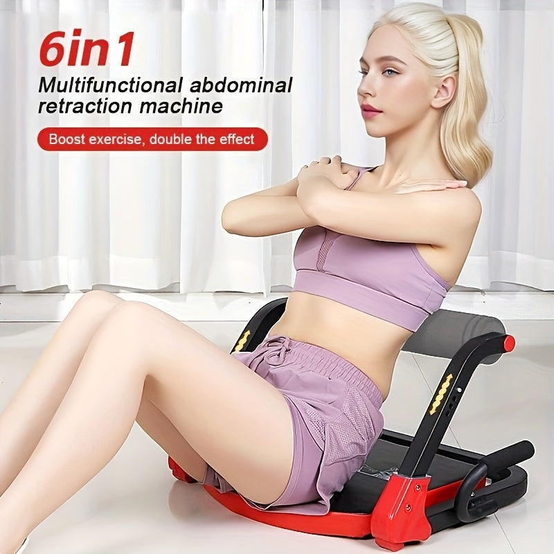 6-in-1 Abdominal Trainer Core Strength Home Gym